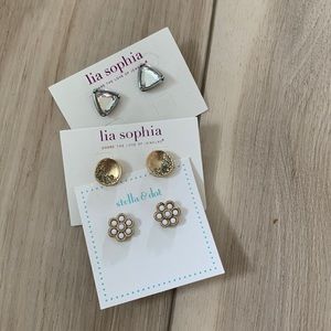 bundle of earrings